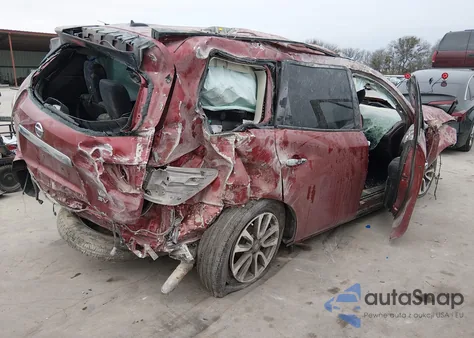 2013 Nissan Pathfinder Sv z USA, uszkodzony, nr VIN 5N1AR2MN5DC609595